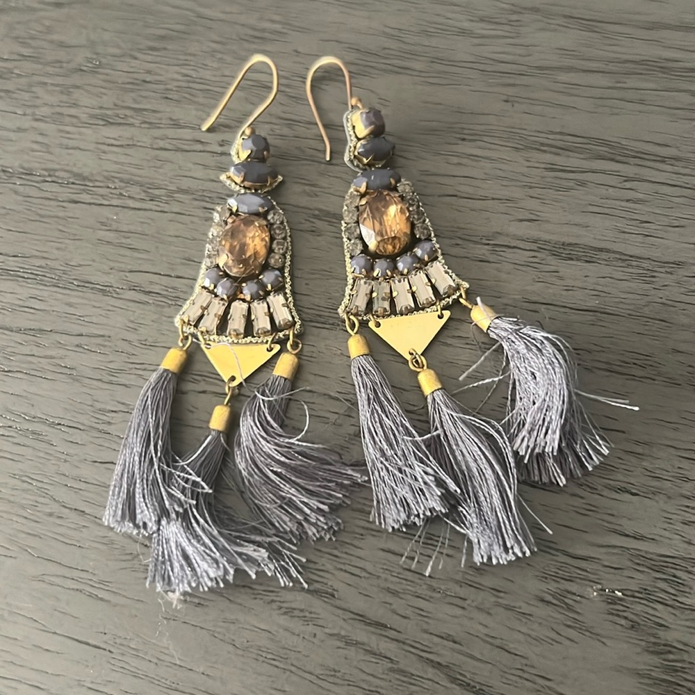 Stella and Dot Fringe Earrings